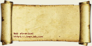 Anita Bjelan vizit kartica